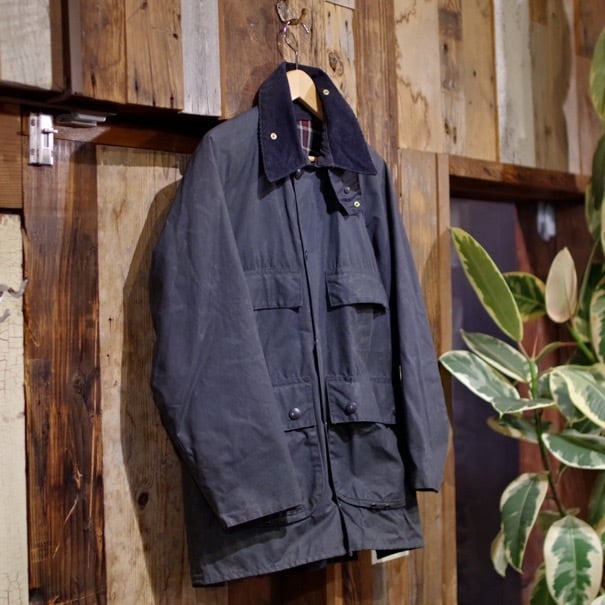 Deadstock 1988　Barbour bedale　c38 ネイビー