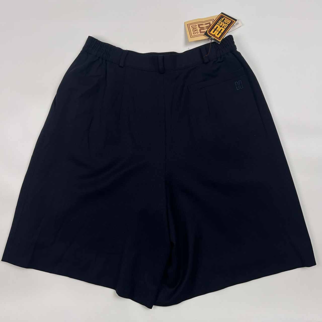新品 タグ付き DAKS GOLF ダックス ツータック キュロット ガウチョ パンツ LL/ネイビー レディース スポーツ