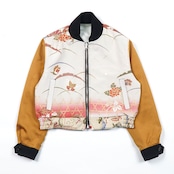 【BJK-L019】再構築リバーシブル着物ボンバー KIMONO REVERSIBLE BOMBER JACKET