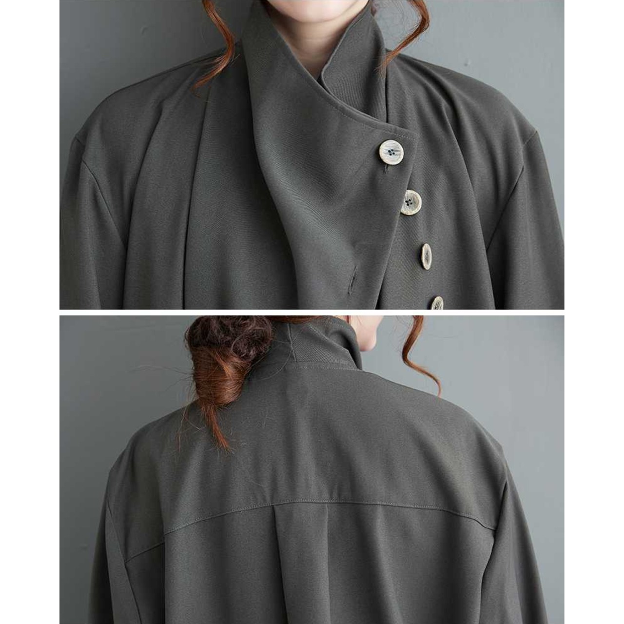 モダンマジック ボタンデザインシャツ M24222