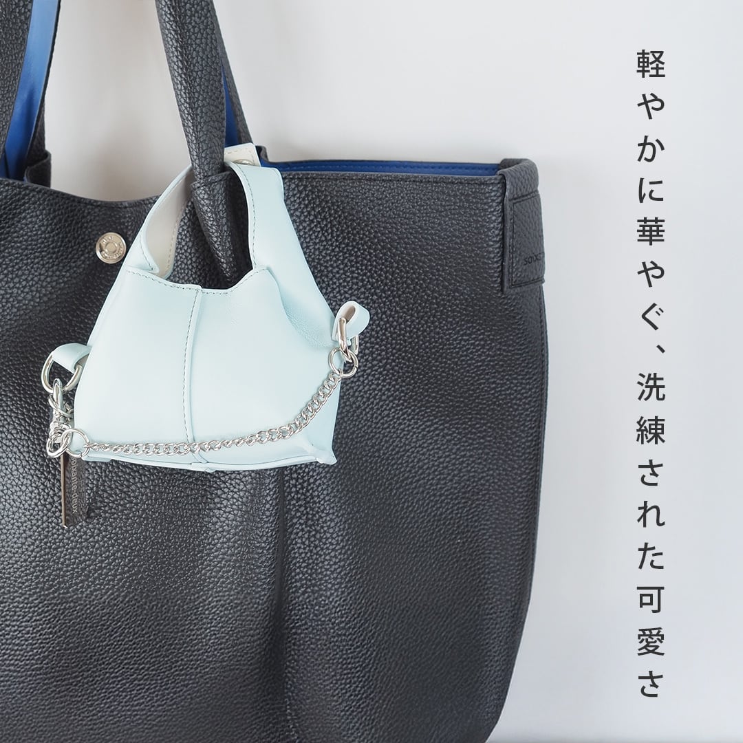 バッグチャーム h.62 アッシュソワソンドゥ |ポーチ 合成皮革 PU