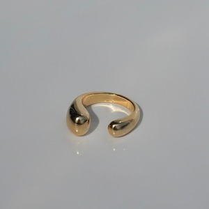 Drop gold ring