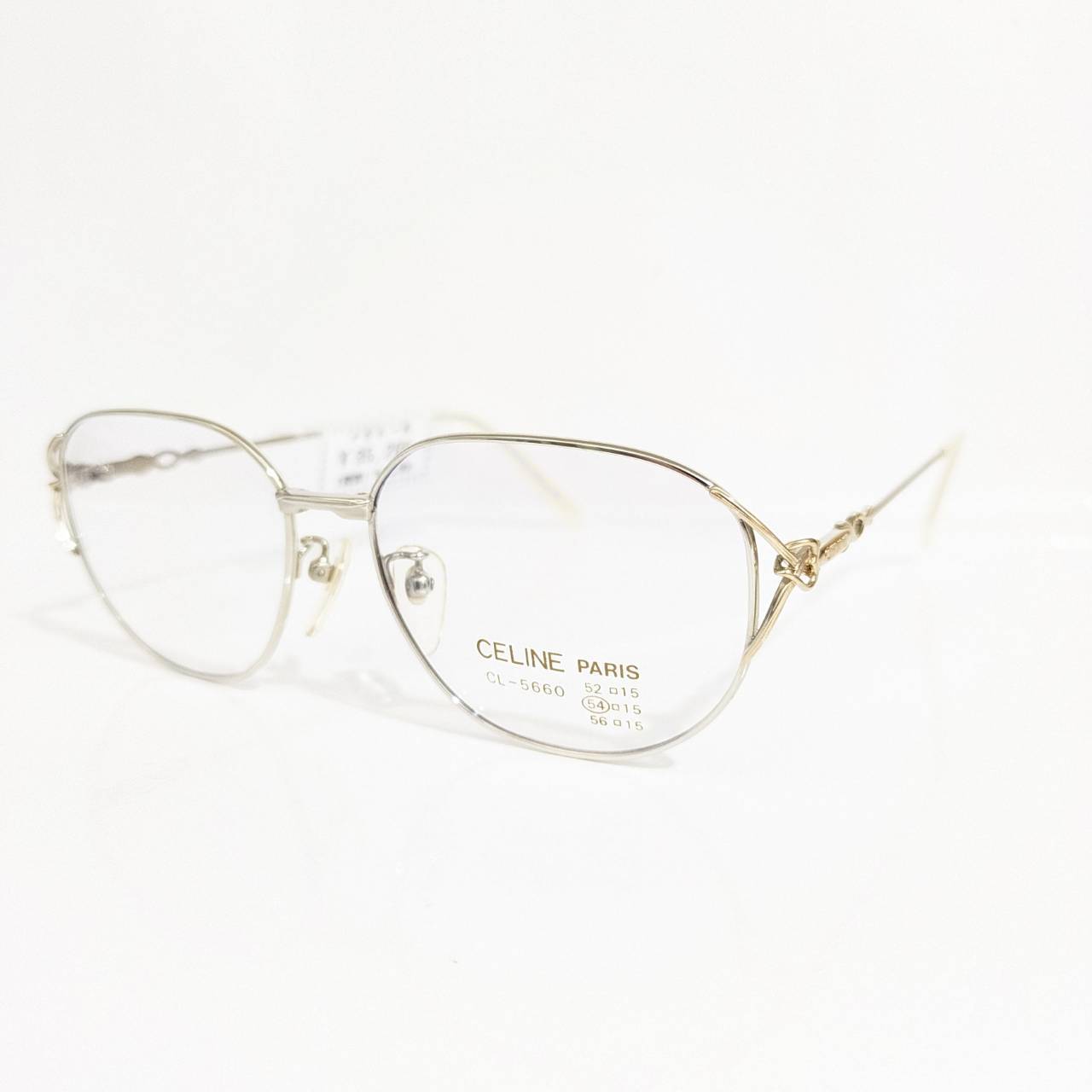 【CELINE】オーバルメタルフレーム シルバー