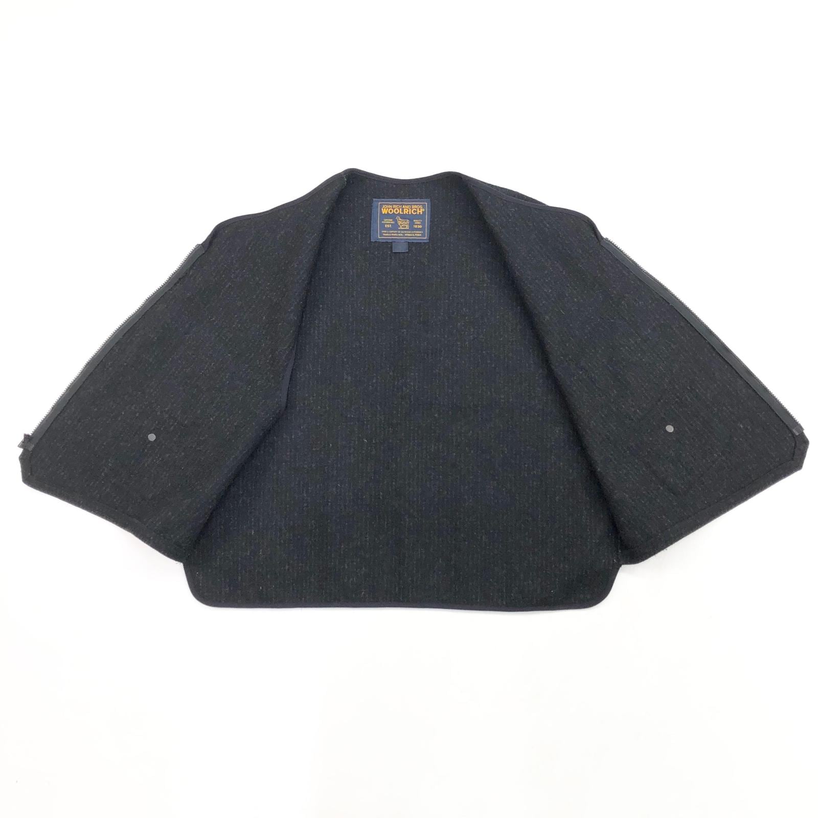 WOOLRICH ウールリッチ USA製 ストライプ パッチポケット シンチバック