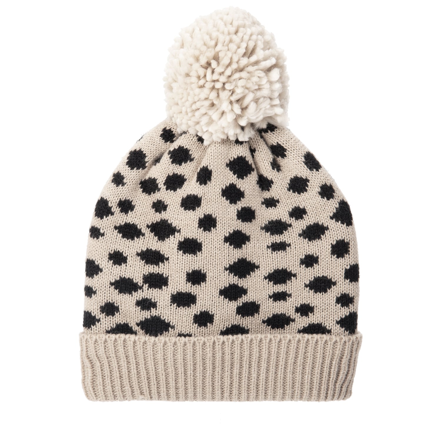 T1661L-1-Cheetah Knitted Hat 3-6 Yrs-LEOPARD