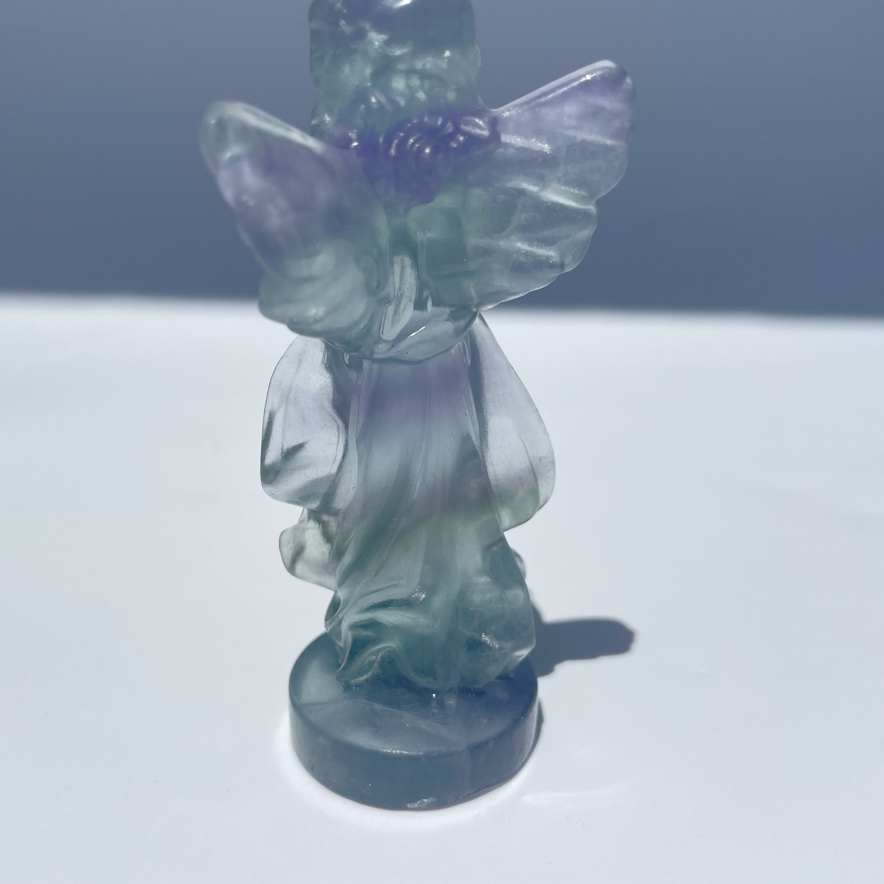 ブルーフローライトのスイートエンジェル03◇Fluorite Angel◇天然石
