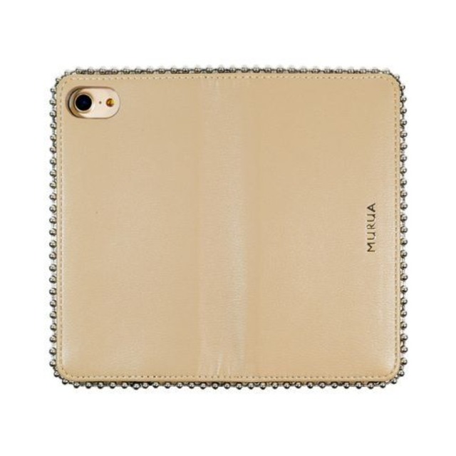 Murua ムルーア ボールスタッズデザイン 手帳型 Iphoneケース 4colors Iphone6 Iphone6s Iphone7 Iphone8 Iphonese2 Iphonex Iphonexs Casely Iphoneケース スマホケース専門店
