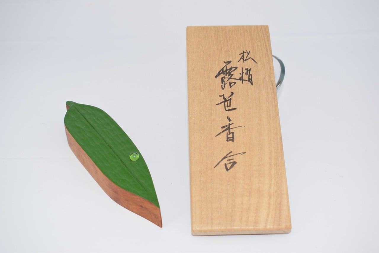 茶道具　香合　川瀬表完　舟香合 茶道具香合川瀬表完舟香合