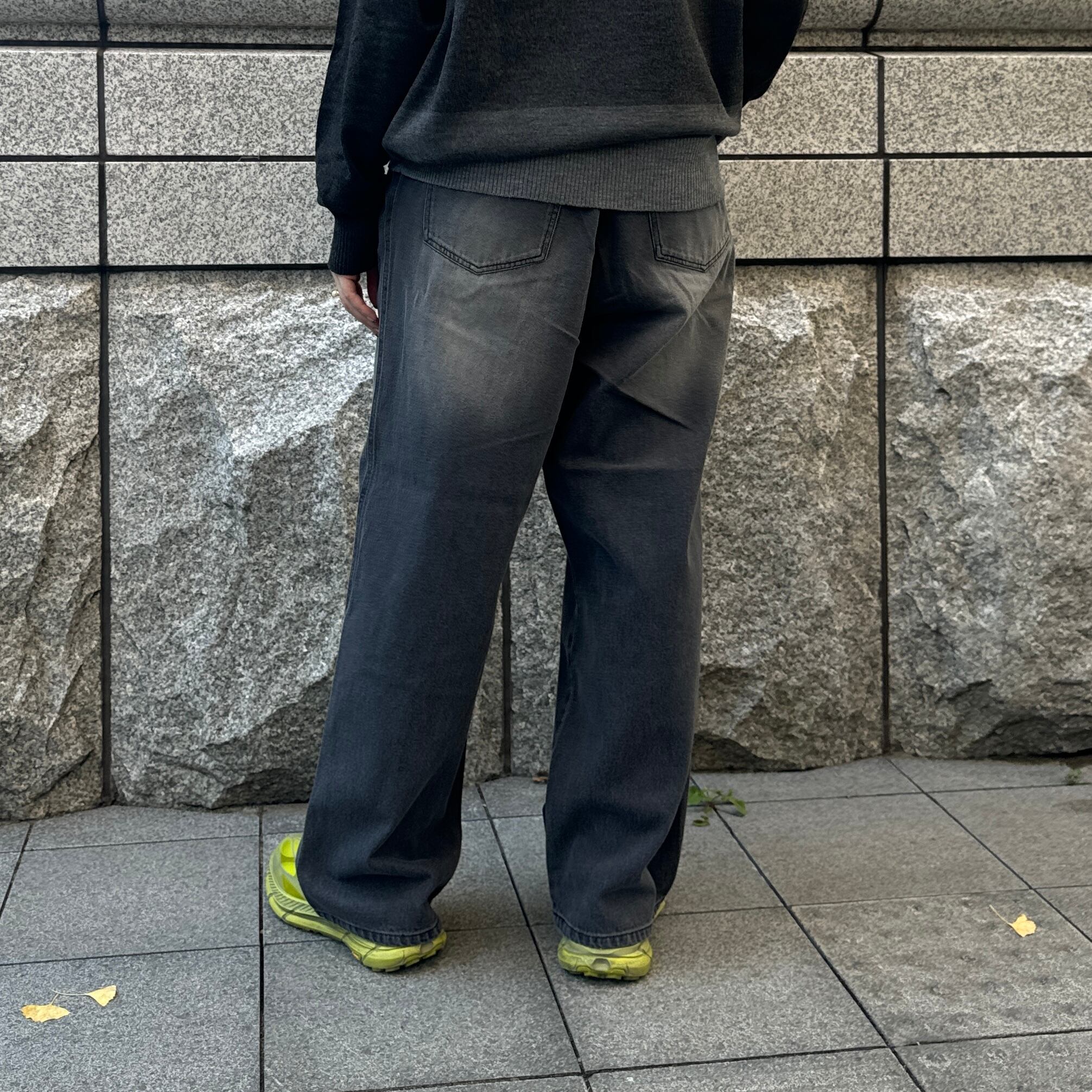 タックワイドデニムパンツ 3-243005 | anfilm