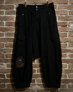 【Caka act3】Logo Design Vintgae Loose Sarrouel Pants