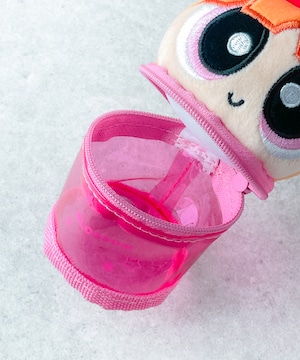 CR_パワーパフガールズ カフェぬいポーチ キーホルダー ブロッサム