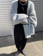 【25aw・再販】Rib-hem Knit Jogger Pants_Gray・Black