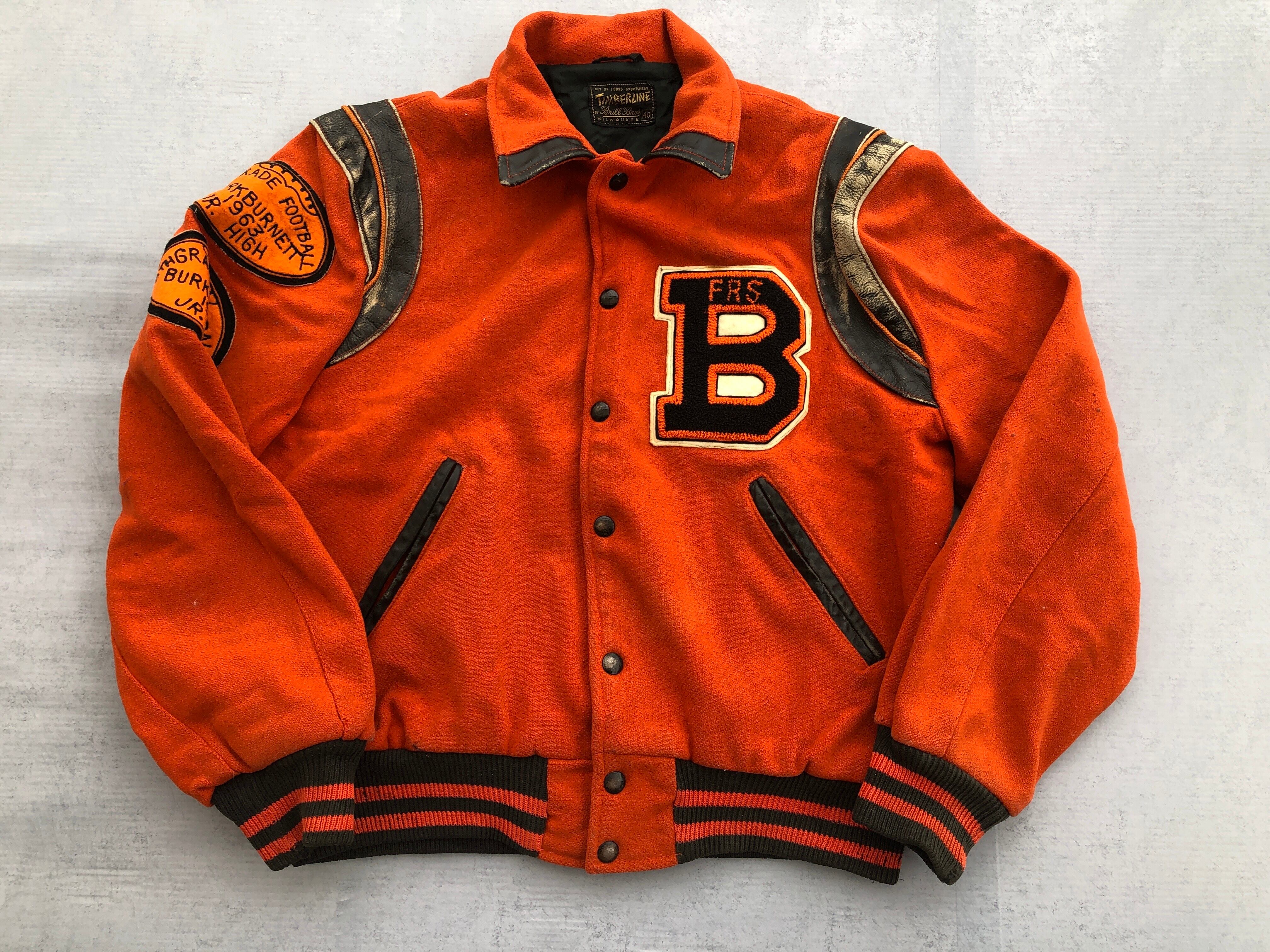50-60s USA製 TIMBERLINE Brill Bros スタジアム ジャケット 50-60s USA製 TIMBERLINE Brill Bros スタジアム ジャケット