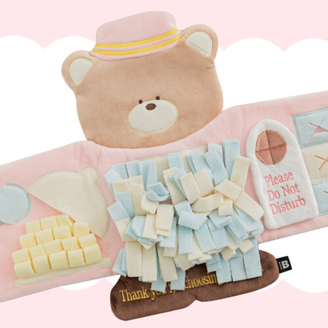即納【BITE ME】Bell Boy Bear Nosework mat