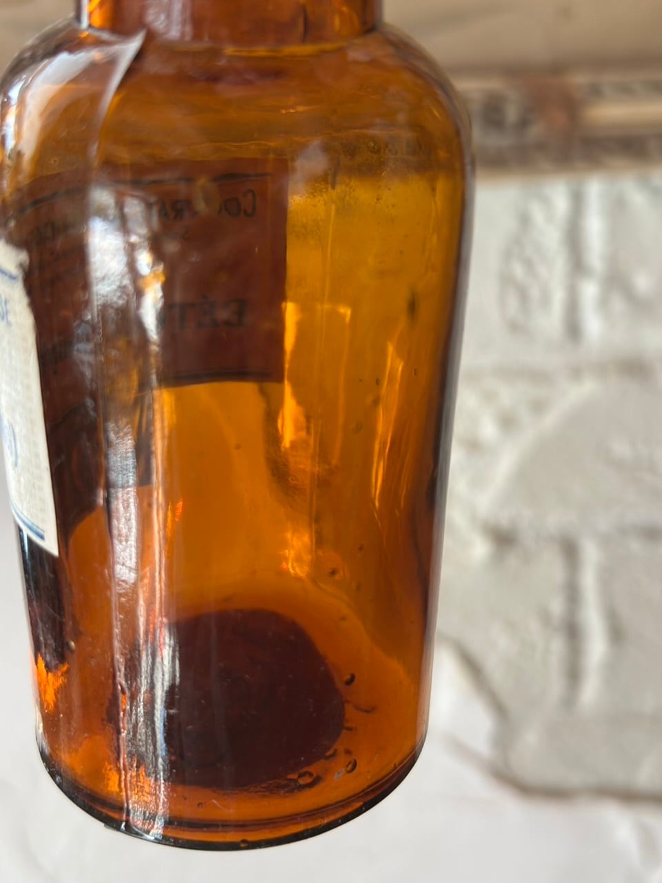 薬品瓶 コルク付き BÉTOL アンティークボトル | Brocante de La