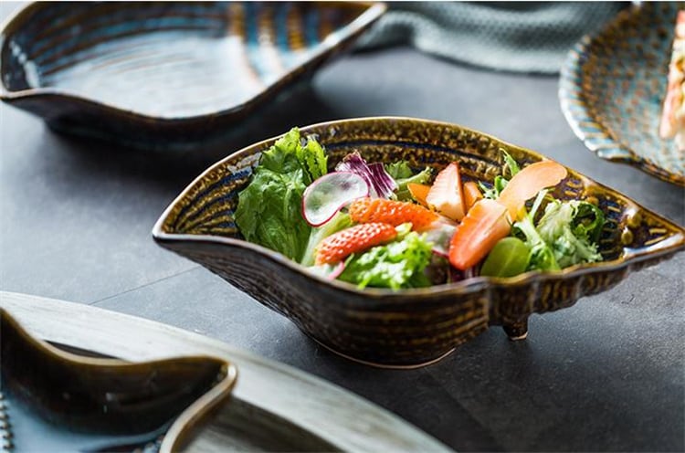 ナンタケット　サラダソーサー　ディーププレート　ボウル　シリアル　スープ　深皿 サラダボウル2個セット 北欧風 クリエイティブ 洋食 スーププレート