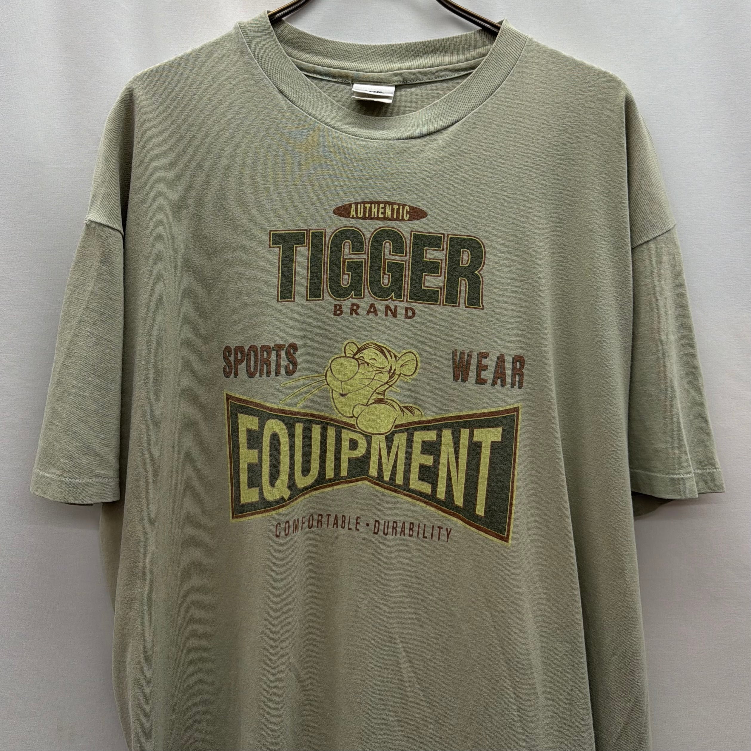 Disney】90s ティガー Tシャツ tee シングルステッチ プーさん 古着