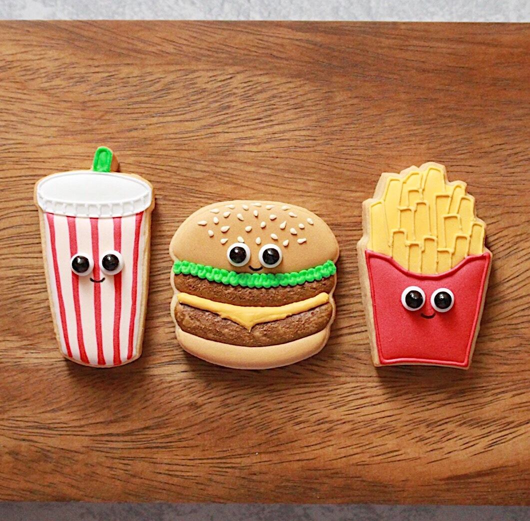 ハンバーガーセット(セット) / hamburger set【クッキーカッター