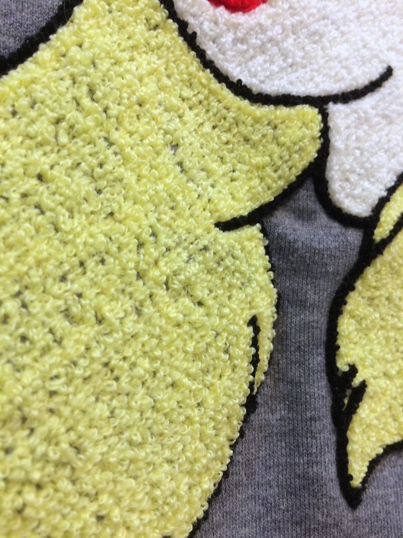 レディース あちゃちゅむ ディズニーコラボ 前レース刺繍トレーナー