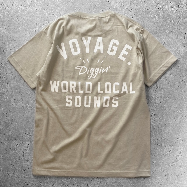 【再入荷】6.2ozオープンエンドTシャツ（voyage.サンド）