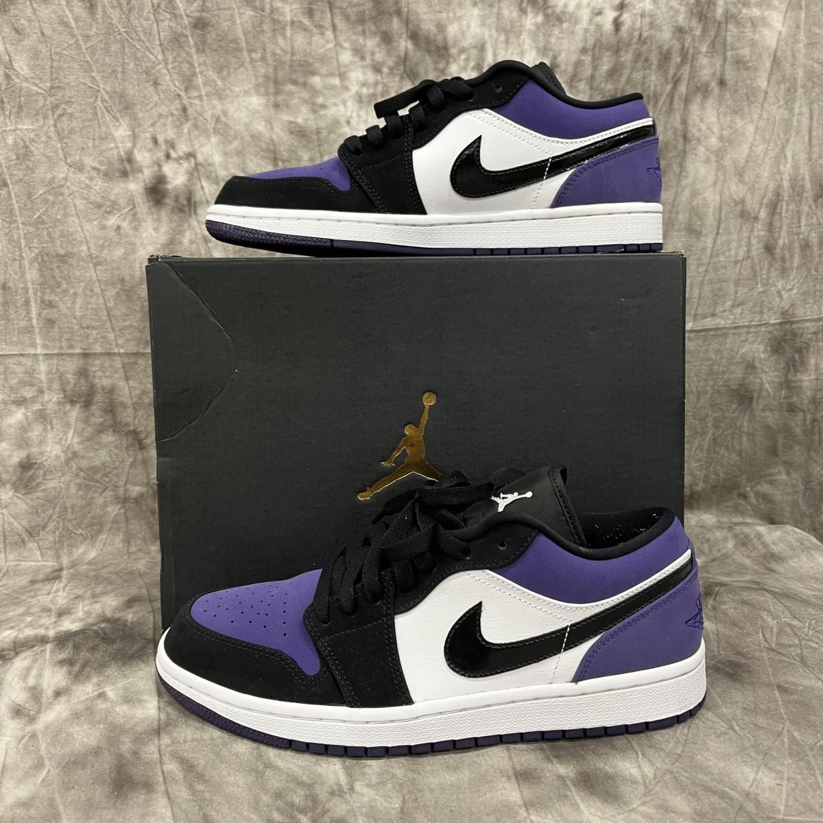 送料込 NIKE AIR JORDAN 1 LOW COURT PURPLE