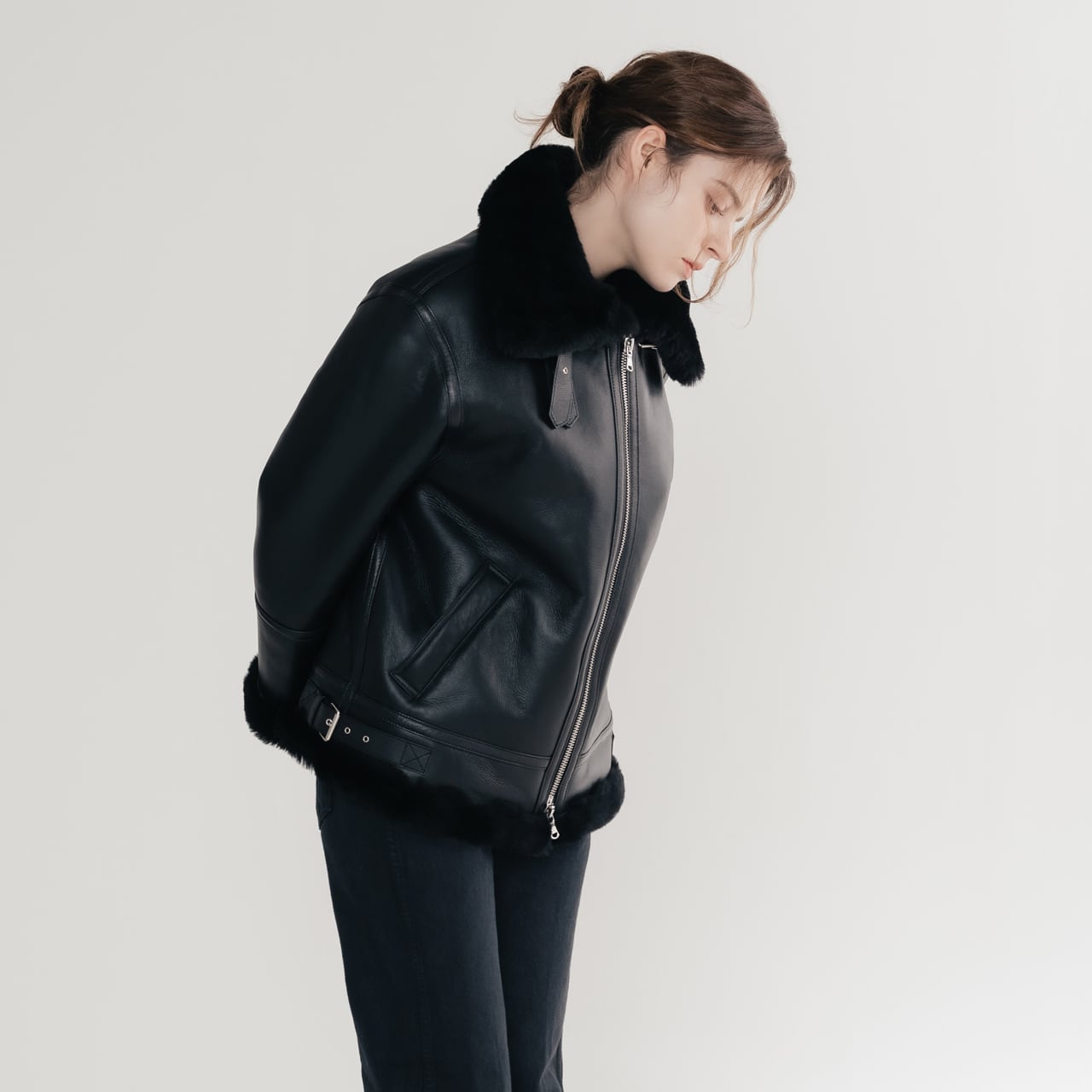 リアルムートン B-3 レディースジャケット | ITAEWONPOST