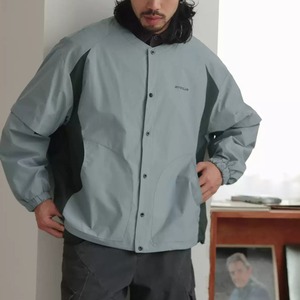 ノーカラー スナップジャケット K5327