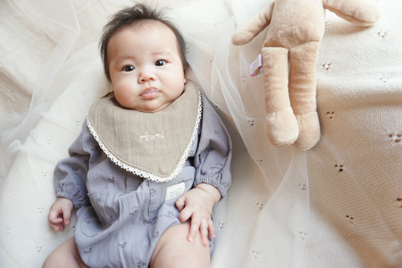 Britishレースのバンダナスタイ | Ks room ベビースタイ