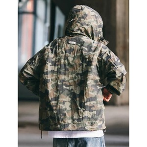 Camouflage hooded jacket  0507