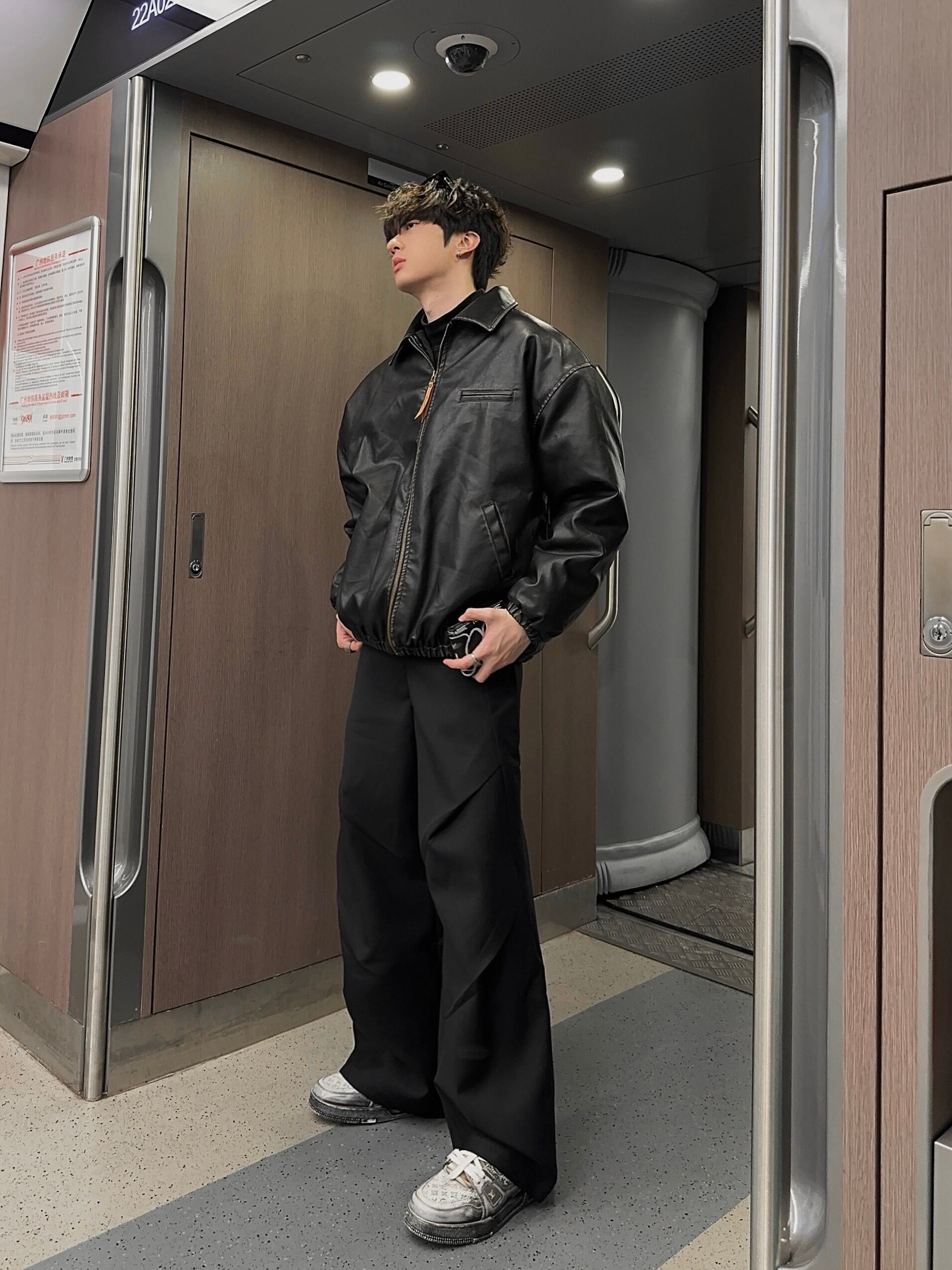 ジャケット・アウター RETRO FAKE LEATHER JACKET Retro fake leather jacket 0006 | EgoMei(エゴメイ)