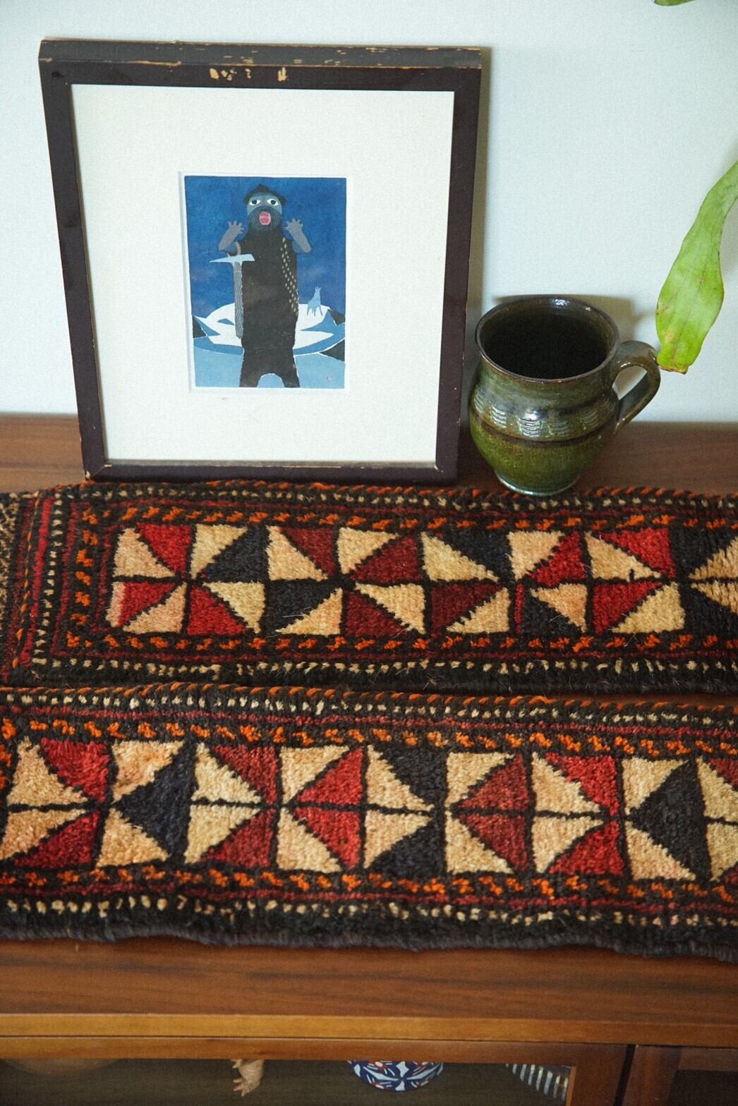 459-01 Vintage Baluch rug