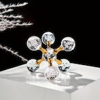 幾何学デザイン クリスタルの置物 ＜スモール＞ エレガント 高級 クリスタルオーナメント