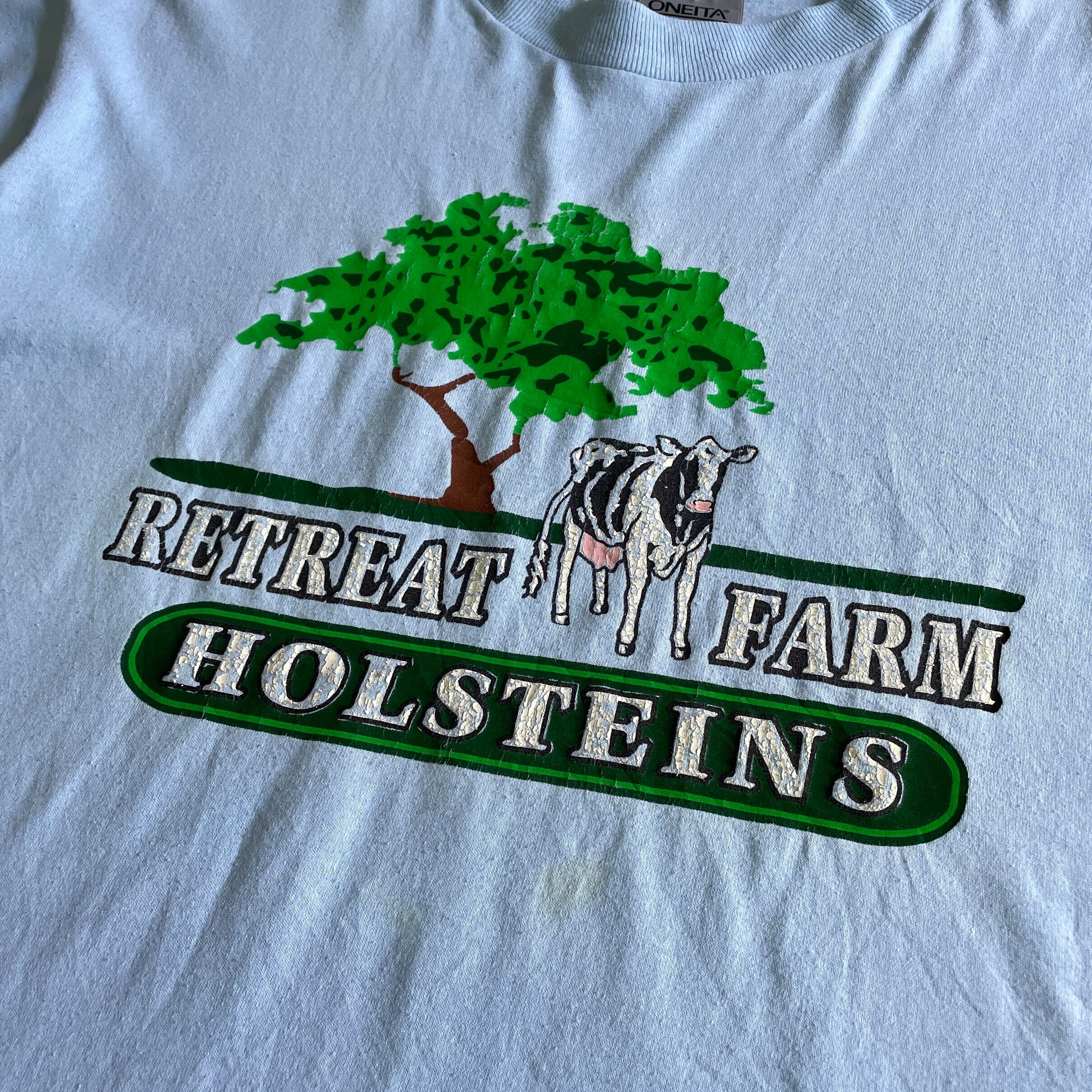 USA製 80年代〜90年代 ”RETREAT FARM HOLSTEINS” 牧場 牛 企業