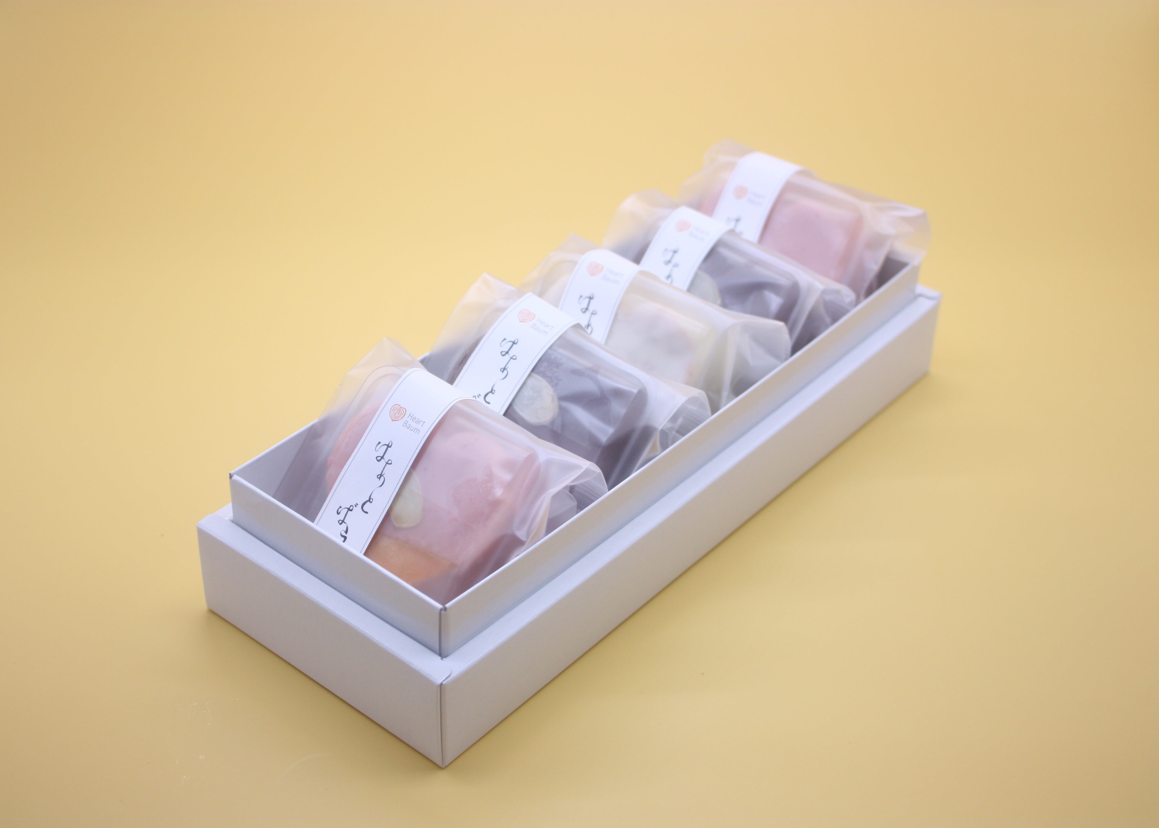 はあとばうむ（プレーン、ショコラ、越後姫）箱5個入