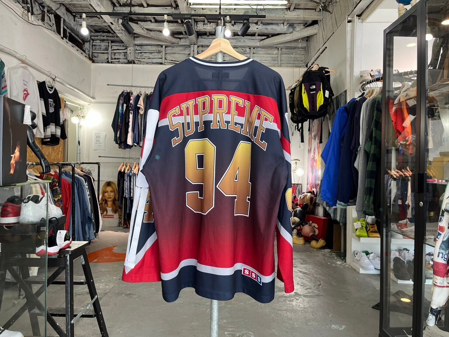 Supreme BONES HOCKEY JERSEY MULTI LARGE 49180 | BRAND BUYERS OSAKA