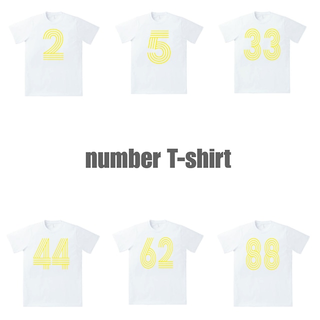 number Tshirt