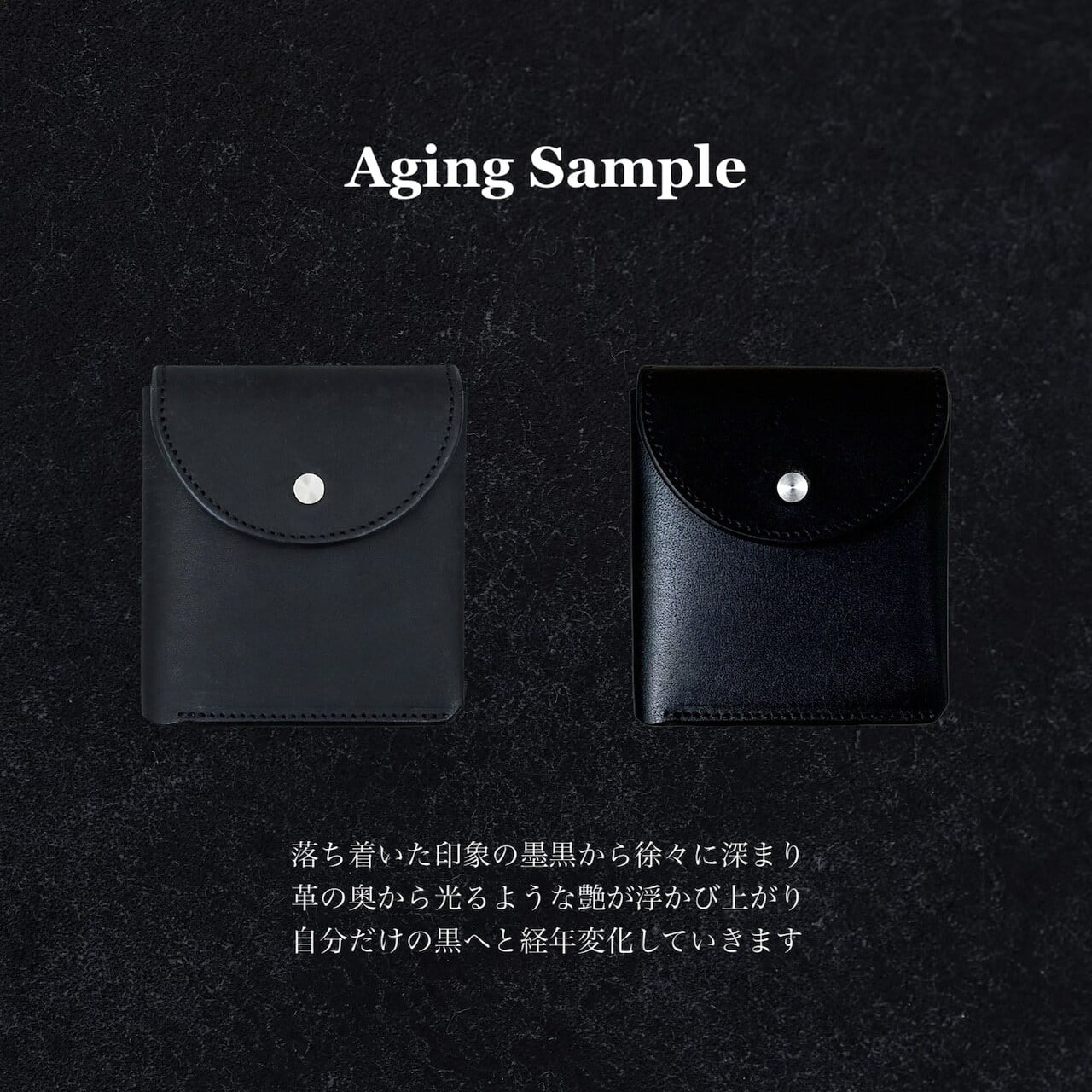 【Iru×IKENOHATA GINKAWATEN】　ウォレット　最終価格 Iru×IKENOHATA GINKAWATEN】PUEBLO LEATHER COMPACT WALLET MOMIJI