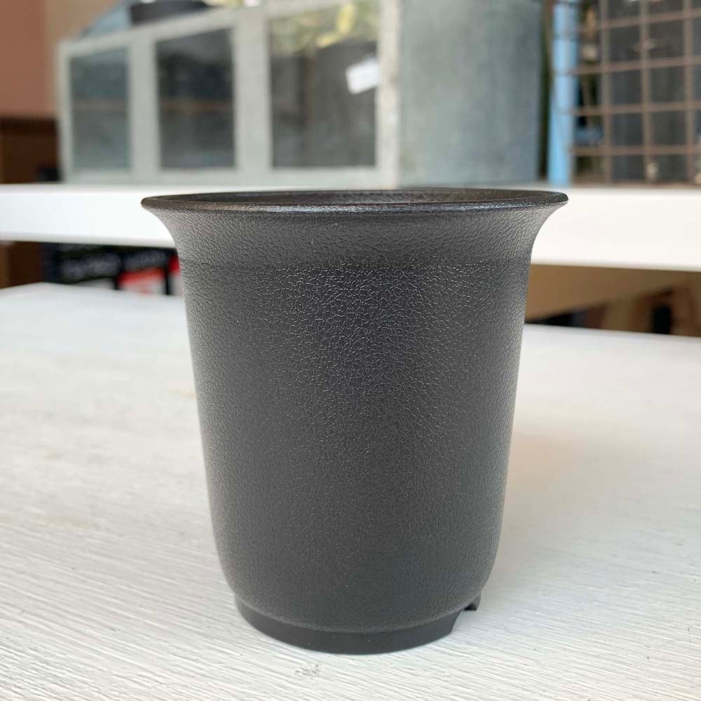 プラスチック鉢 Bo 2.5号 (ブラック/黒) | Botanique(ボタニーク)
