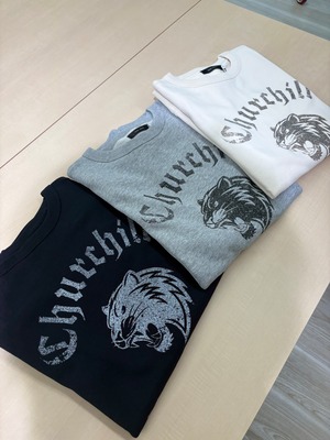 le vent souffle メンズ染み込みロゴトレーナー　P 31B