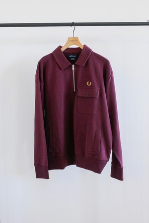 FRED PERRY HALF-ZIP SWEAT SHIRT