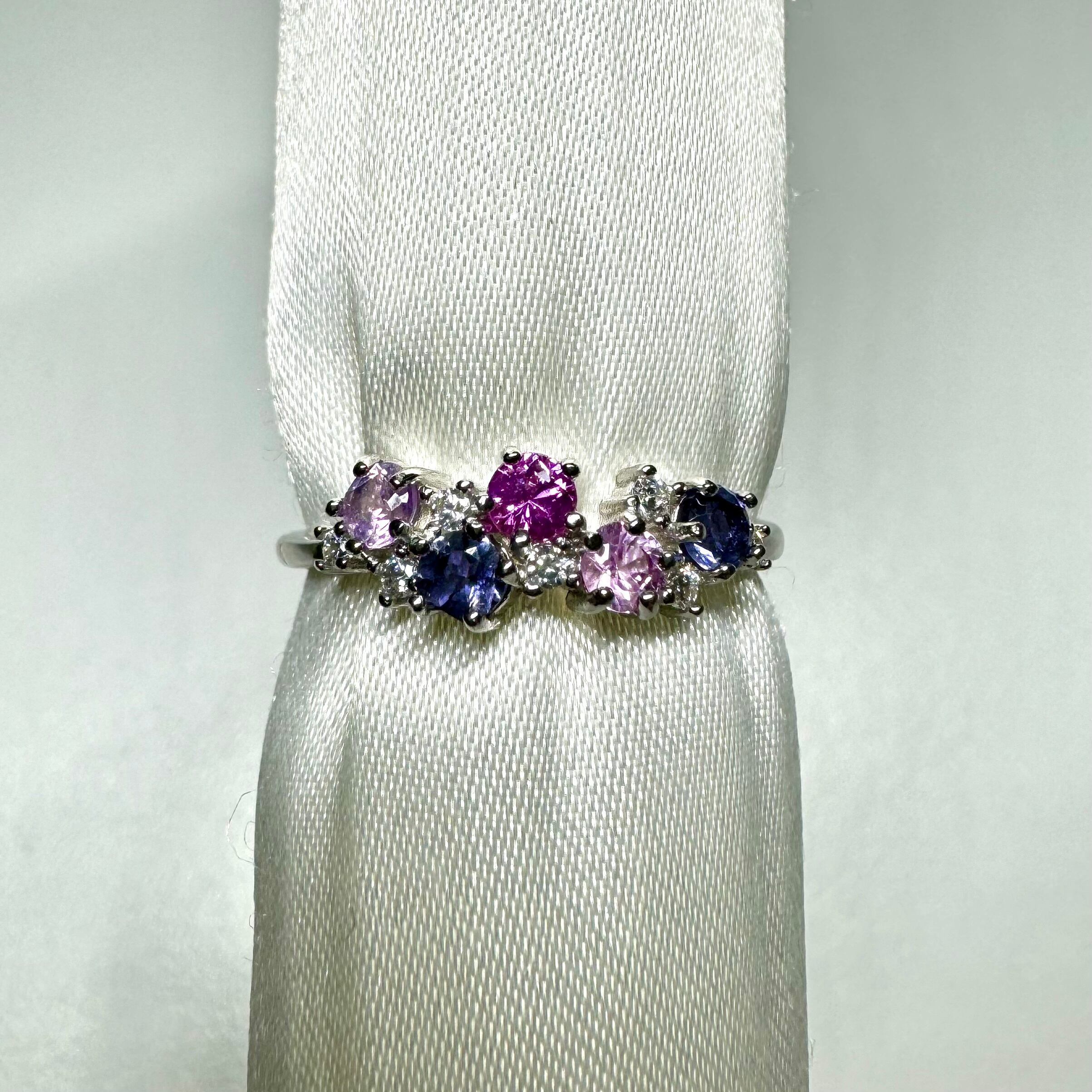 リースRing♦︎非加熱サファイア・アイオライト♦︎