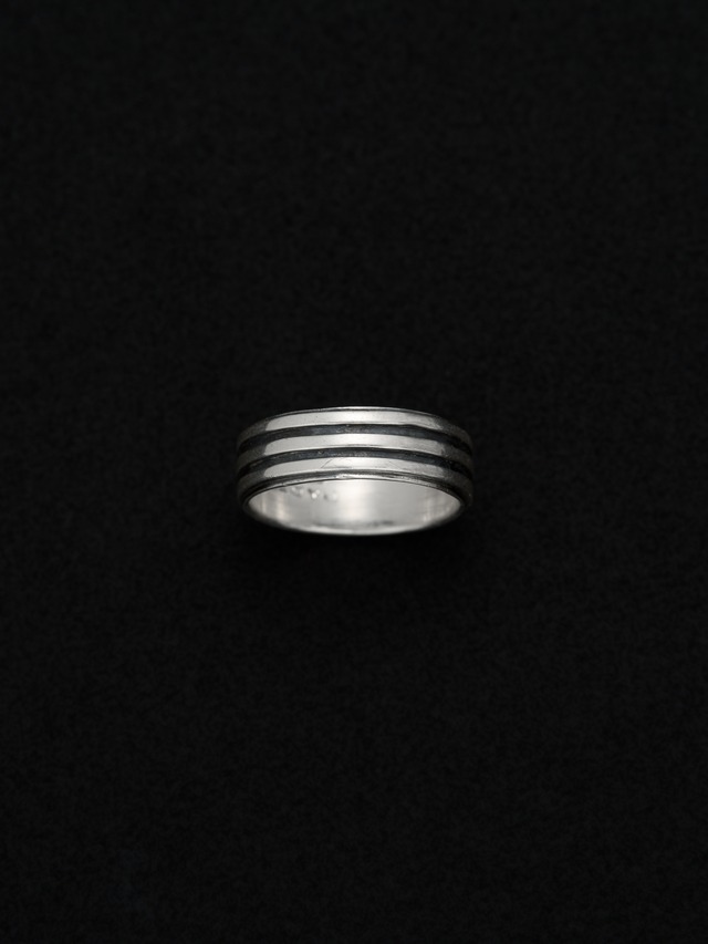 Grooved Band Ring