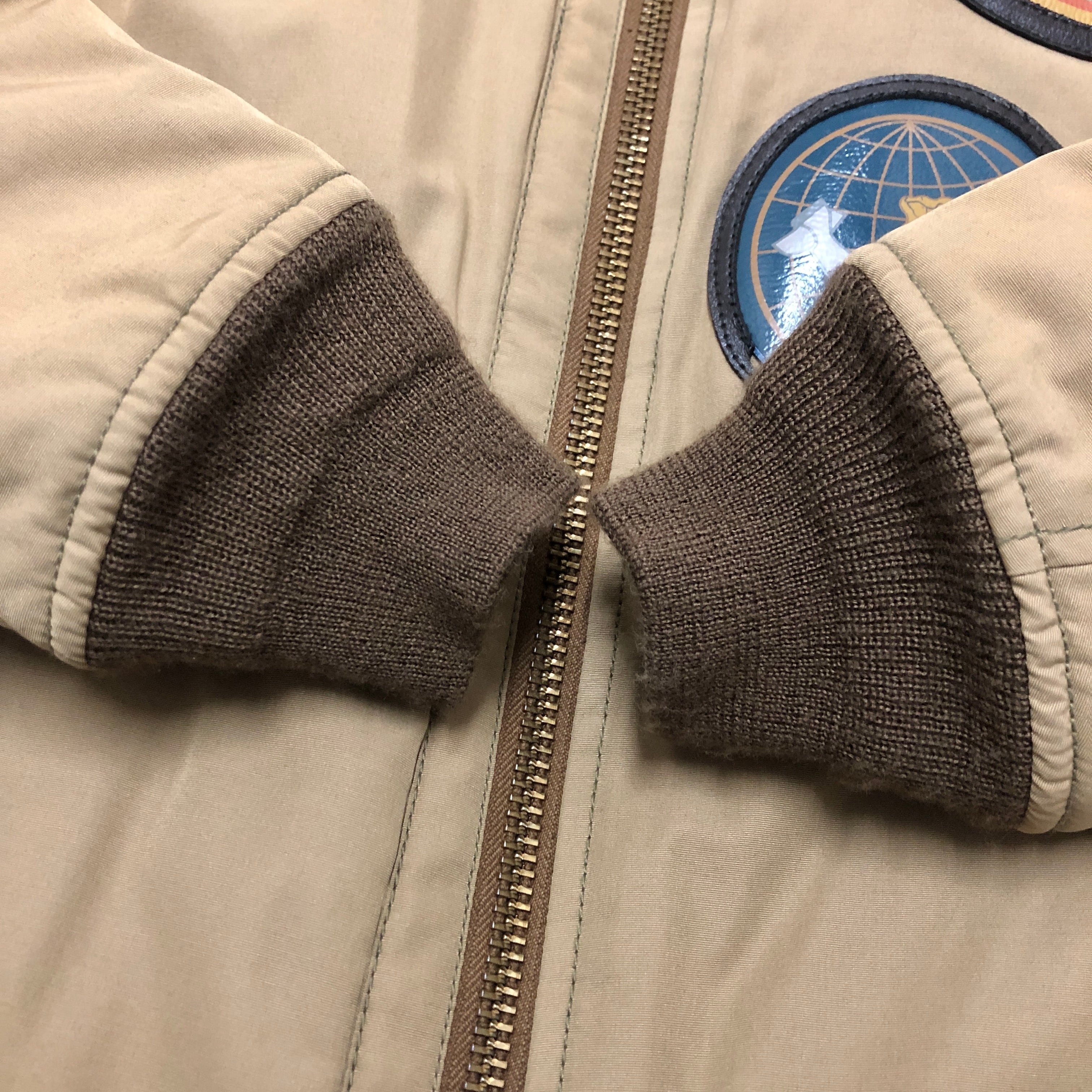 【希少】AVIREX B-15 フライト レザー ジャケット ブラウン 3WAY 2025年最新】Yahoo!オークション -avirex b-15の中古品・新品