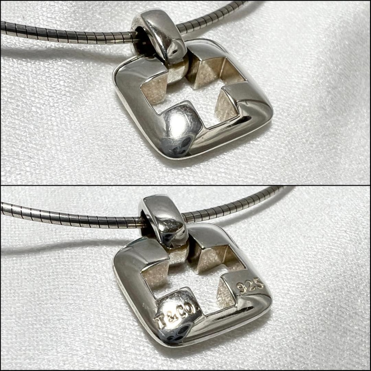 美品】ティファニー TIFFANY レディース メンズ オープンクロス  