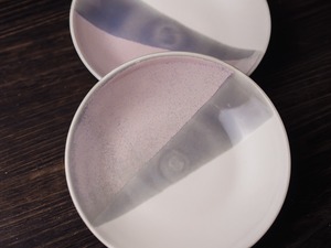 muutos plate 15cm ピンク／kobayashi pottery studio