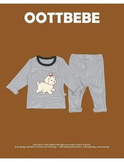 韓国子供服 / 26winter / oottbebe / もこもこルームウェア / ベビー&キッズ / 冬服 *XS~XL*
