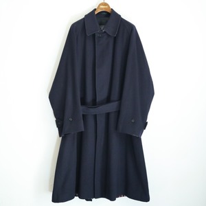 80s Vintage Burberrys Wool & Alpaca Single Raglan Belted Coat【一枚袖】