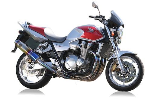 CB1300SF/SB（'03～'07） ワイバンクラシックR シングル チタンドラッグブルー[MH07-01CD]