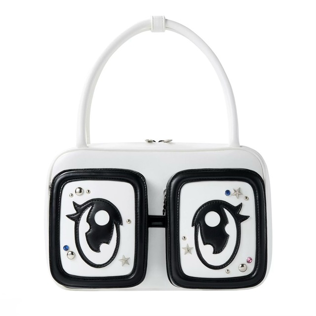 [CFIERCE] Large Eyes Glasses Shoulder Bag