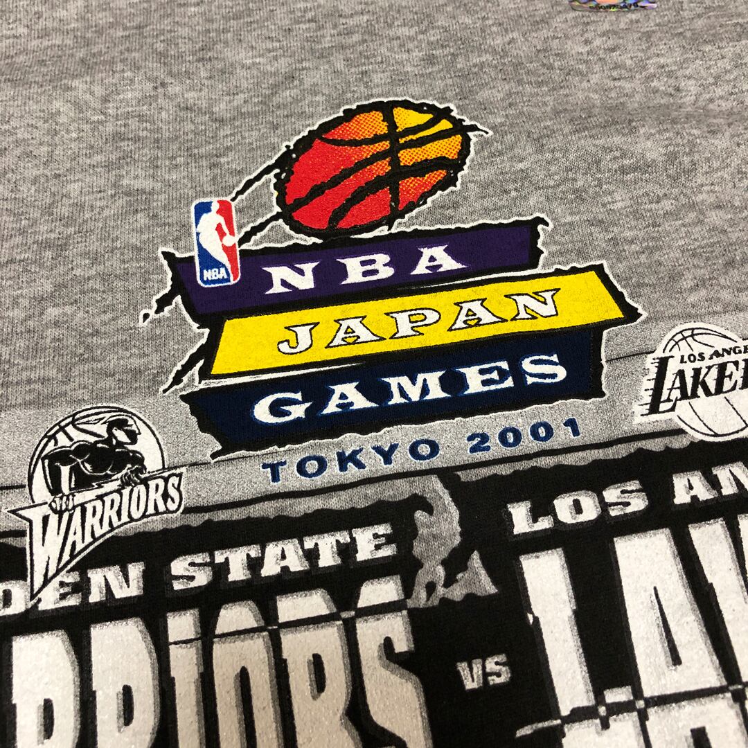 NBA 2001 JAPAN GAMES ジャパンゲーム プリント Tシャツ 未使用  